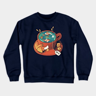 Koi Tea Zen Break by Tobe Fonseca Crewneck Sweatshirt